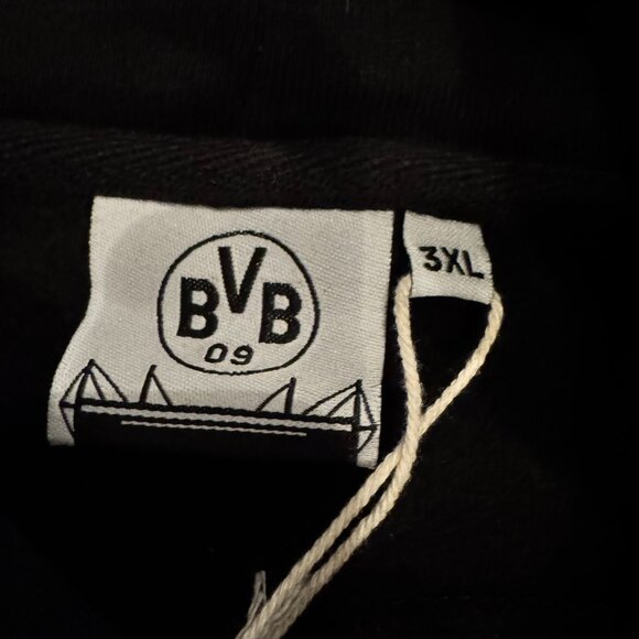 Borussia Dortmund BVB 09 Men’s 3XL Hoodie Black/Yellow NWT - Picture 3 of 5